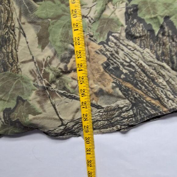Sports Afield Mens Realtree Camouflage Button Down L Green Camo Outdoor Shirt - Picture 10 of 10